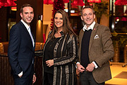 General Manager Yannick Goossens, Top Magazin-Herausgeberin Fedra Sayegh und Stephan Löwel, Leiter Leonardo Hotels Süddeutschland und Schweiz